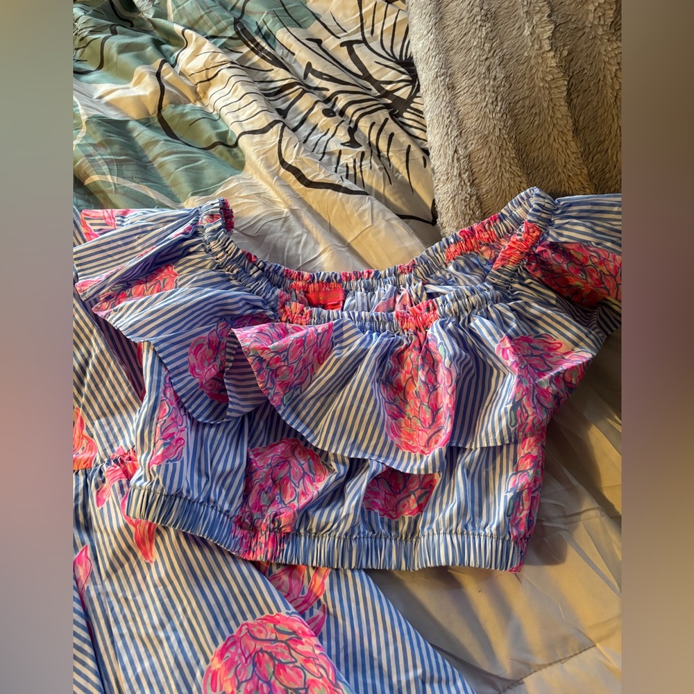 Lilly Pulitzer Larissa Set Rum Swizzle - Picture 2 of 8